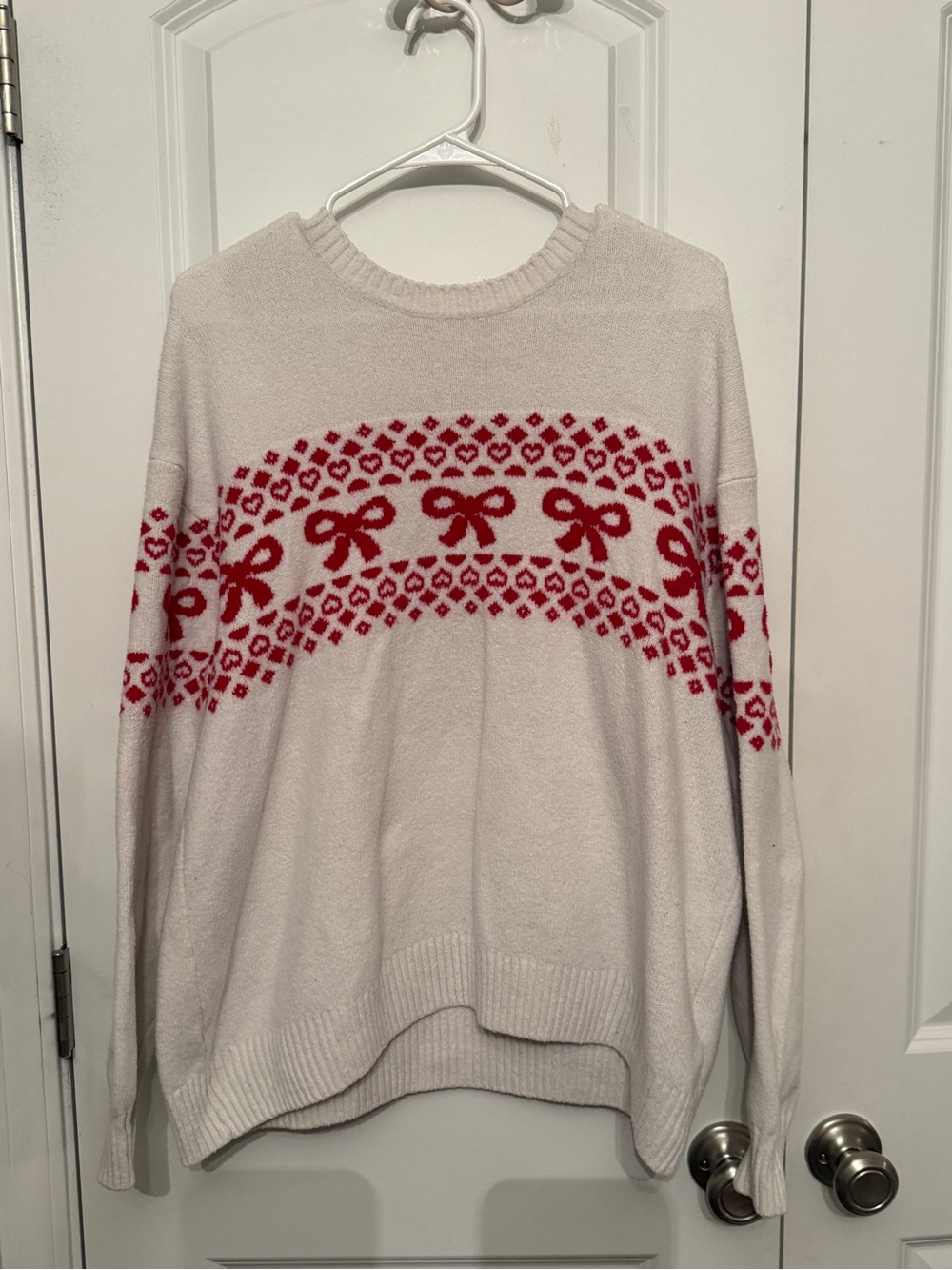 Hollister Christmas Bow Sweater